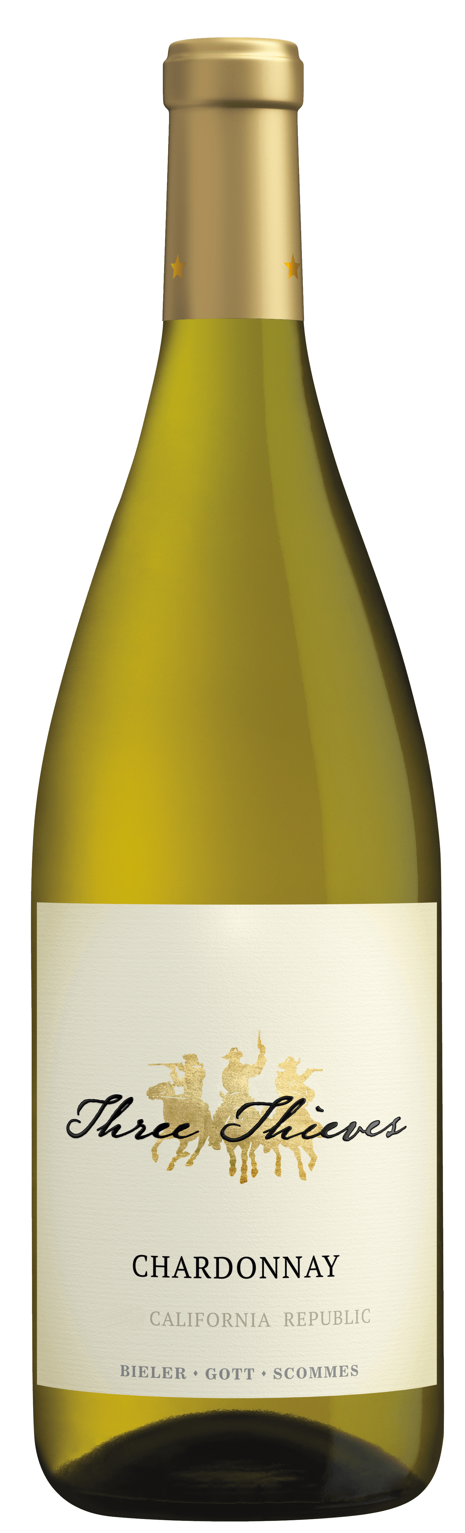 Image 0: Three Thieves Chardonnay